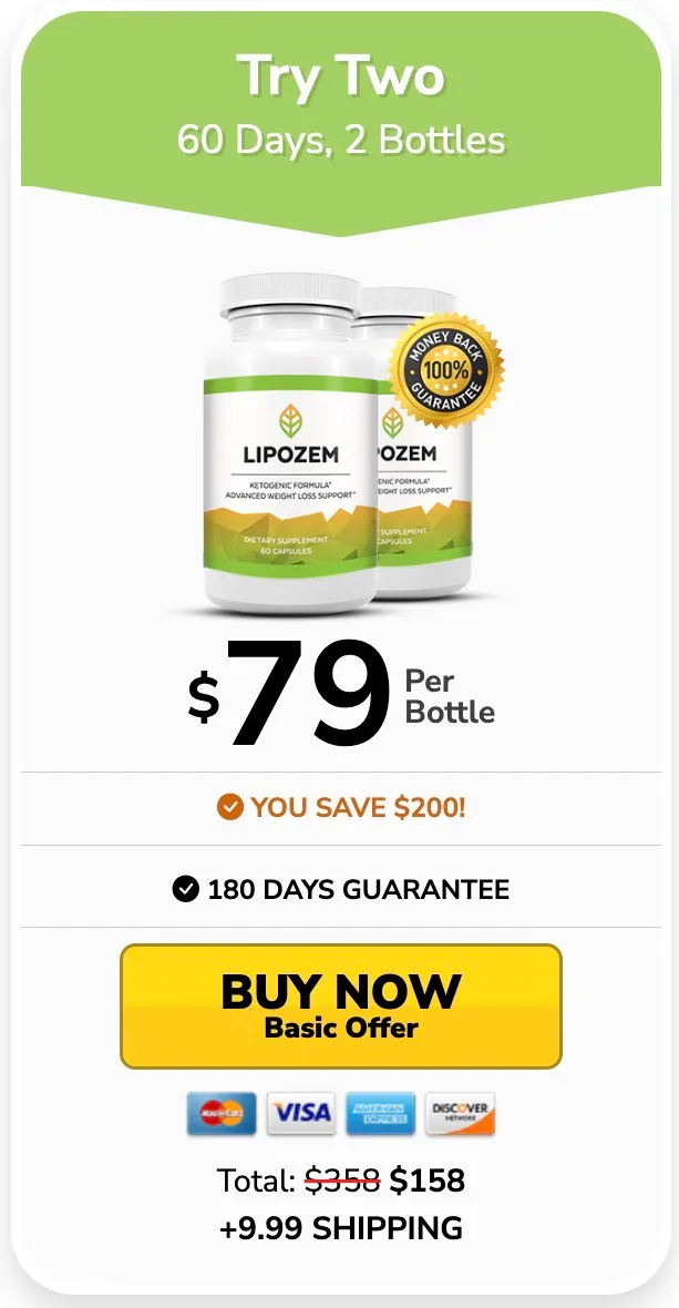 Lipozem 2 bottles